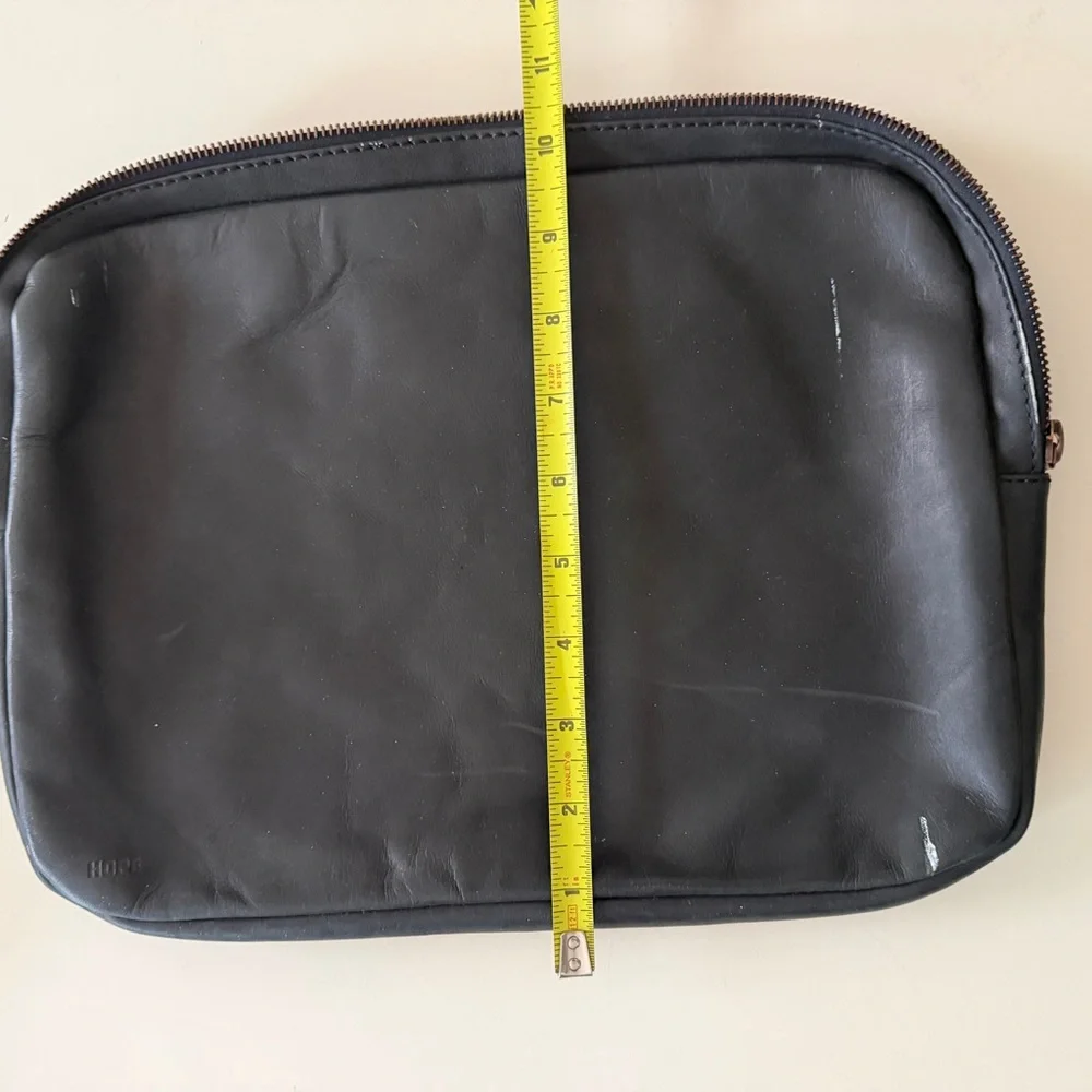 Black Leather Men's Bag